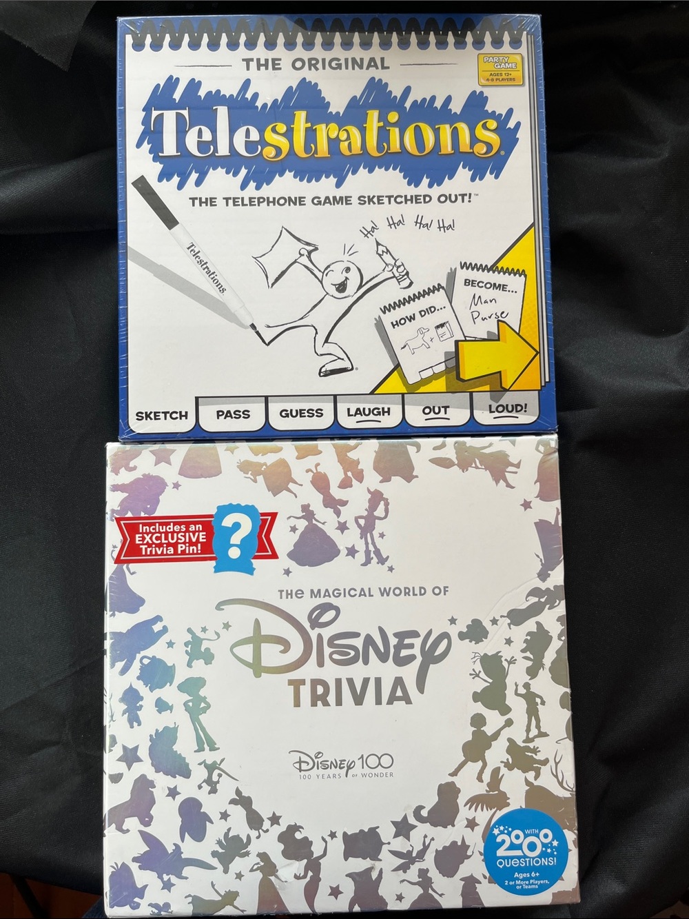 The Magical World of Disney Trivia and Telestrations Party Game